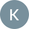 Decorative letter K.